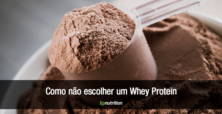 Scoop de whey protein de chocolate