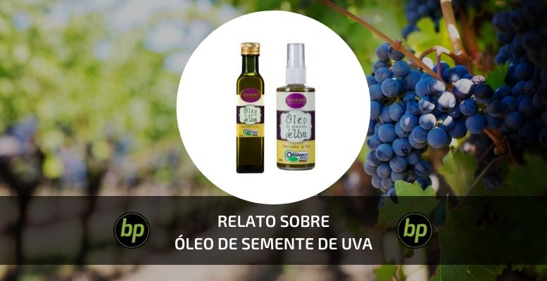 relato oleo semente uva organico