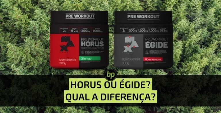 Horus ou Égide da Max Titanium, qual a diferença entre esses suplementos?