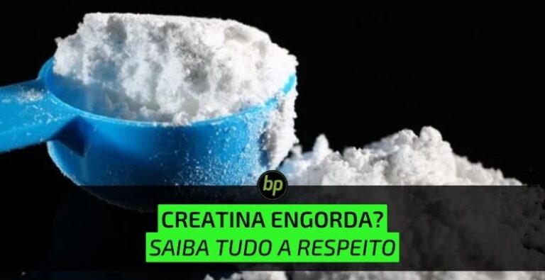 Creatina engorda? Saiba tudo a respeito.