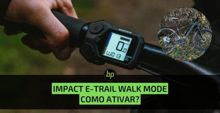 Como ativar o modo de assistência para caminhada na E-Bike Impact E-Trail da Sense
