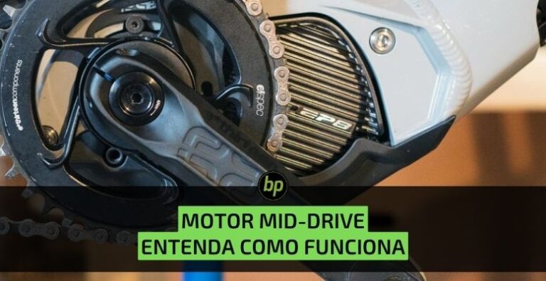 O que é um motor mid-drive e como ele funciona em uma e-bike