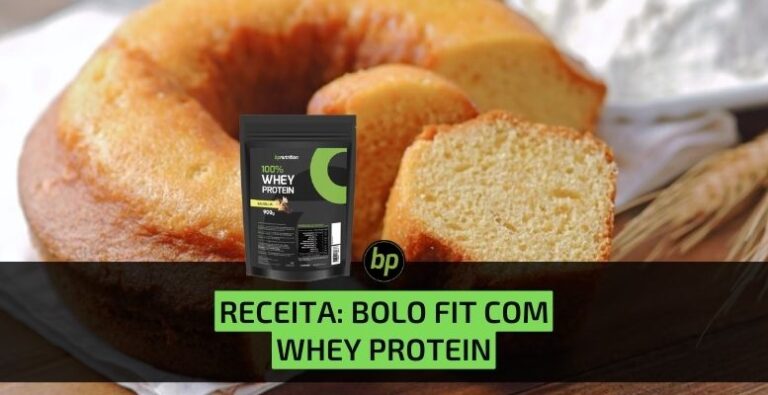 Bolo fit com Whey Protein: um doce delicioso e nutritivo