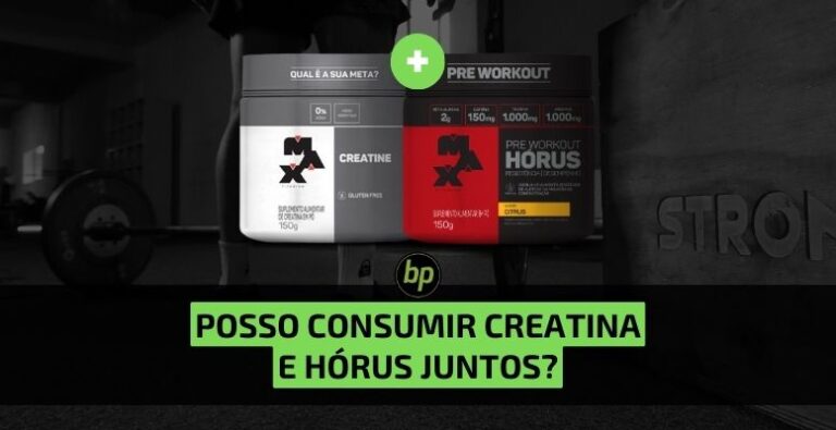 Tomando Creatina e Hórus: uma combinação potente para seus treinos