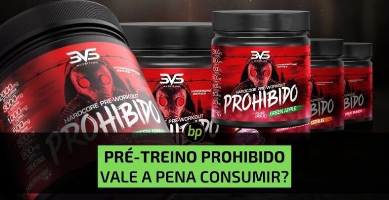 Pré Treino Prohibido Hardcore Pre-Workout, 3VS Nutrition vale a pena