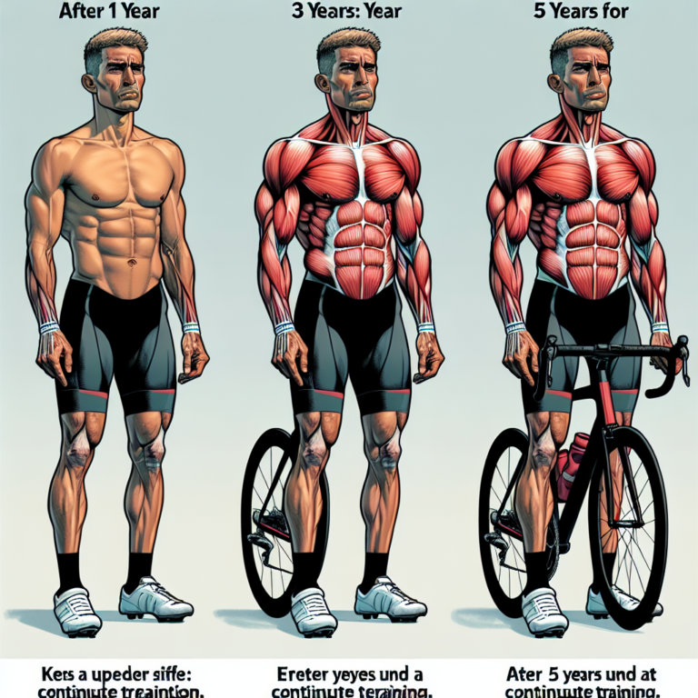 Transformações do Corpo de um Ciclista: O Que Muda Após 1, 3 e 5 Anos de Treino Contínuo