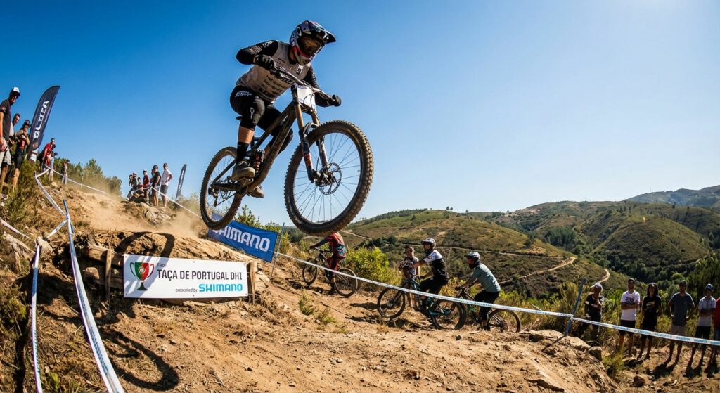 Emoção em Porto de Mós: Marius Krähenbühl e Margarida Bandeira Brilham na Taça de Portugal de Downhill