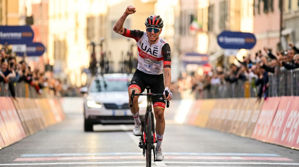 Milagre na Milão-Sanremo: Pogacar vence após queda em final épico