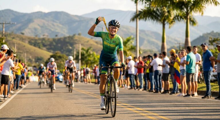Prodígio Brasileira: Maitê Coelho Conquista o Ouro no Pan-Americano de Ciclismo na Colômbia